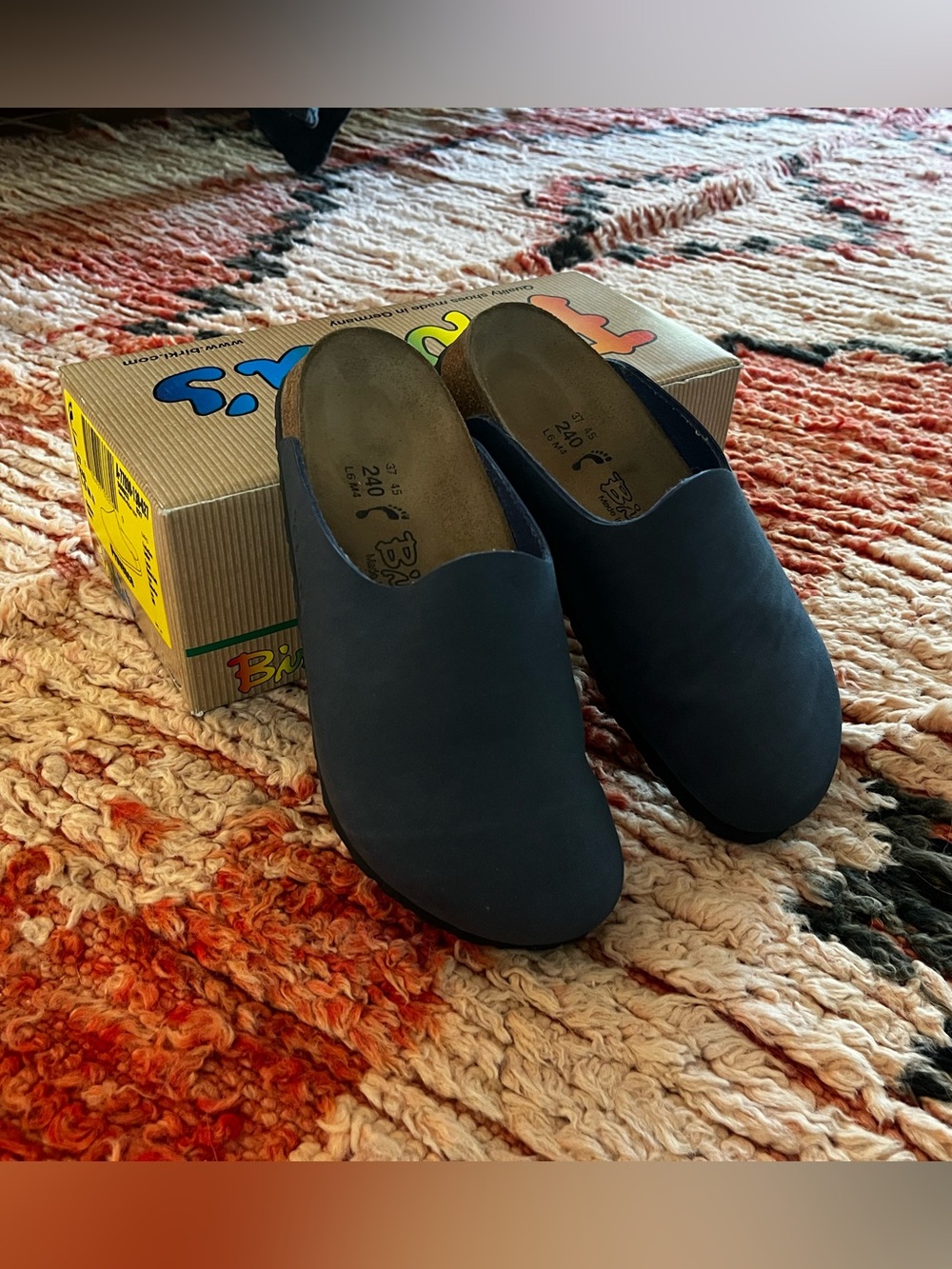Birkenstock Women's Slip-On Clog in Dark Navy